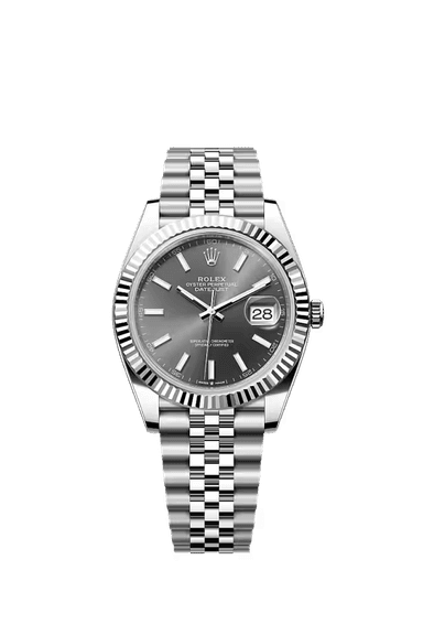 Rolex Grey Datejust side view